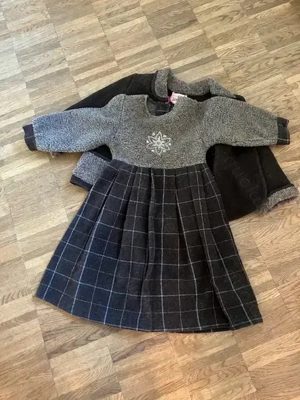 Trachten- Winterkleid mit Jacke, Größe 104