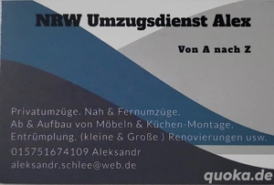 Umzug NRW 