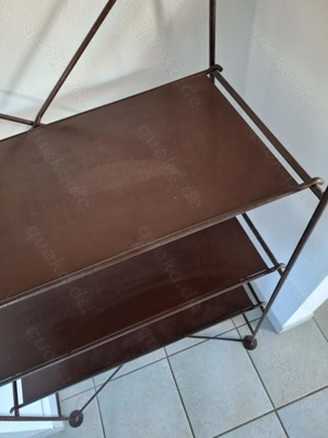 Wunderschönes Eisenregal mit rostbraunem Finish Bild 2