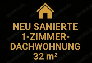 Dachgeschoss Wohnung für Single, Studenten, Pendler