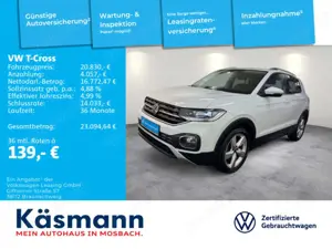 Volkswagen T-Cross Style 1.0TSI DSG AHK LED SHZ GJR CARPLAY