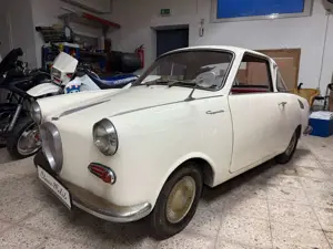 Oldtimer Goggomobil Goggo TS 250 Coupé *Pappbrief*stand länger* Bild 4