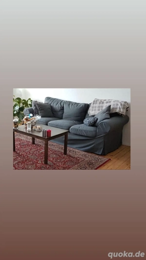 3er Sofa IKEA EKTORP, Couch grau