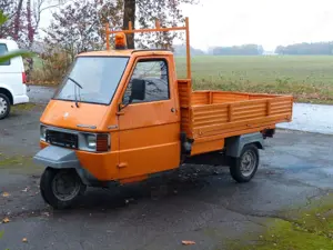 Piaggio Ape 703 Kipper Diesel Bordwanderhöhung Bild 4
