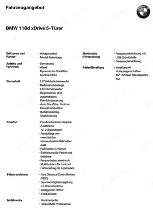 BMW 118 118d xDrive Bild 5