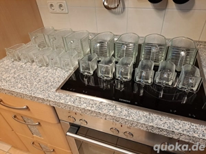 Küchenschütten aus Glas der Fa. Ruhrglas