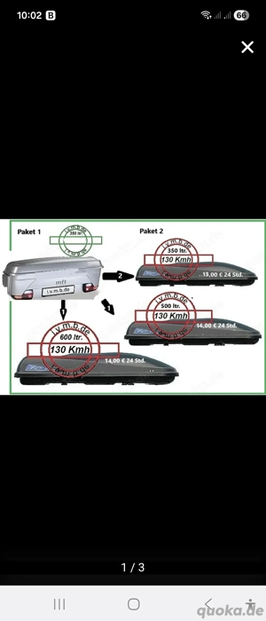 Dach, Heckbox zusammen mieten