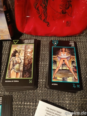 Manara Tarot, erotisches Tarot, Deluxe Edition, mit Aufbewahrungsbeutel Bild 4