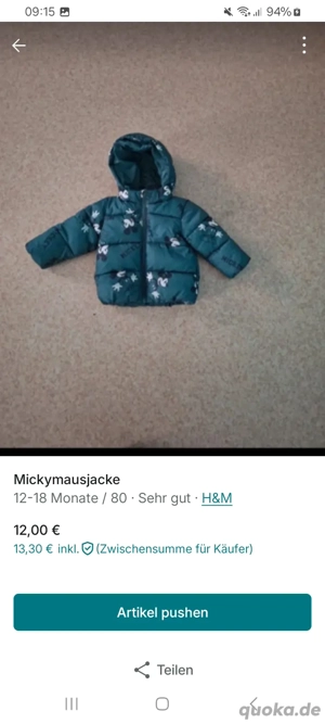 Baby jacke 