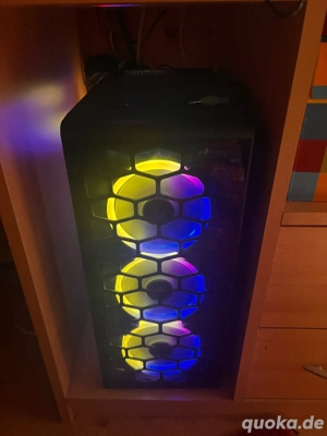 Komplettes Gaming-Set: PC + Curved Monitor + Tastatur & Maus   Sofort startklar Bild 4