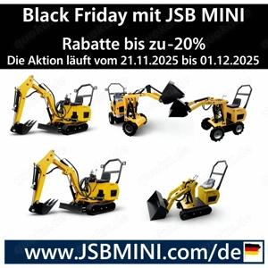Lader Bagger Dumper - NEU 2025 - Direkt vom Hersteller JSB