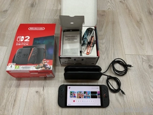Nintendo switch 2 spiele konsole mit Zubehör set und verpakung 