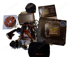 Navi Navigationsgerät Becker Traffic Assist Z 100 + Zubehörpaket, OVP, Motorrad