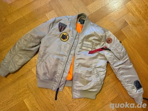 Alpha Industries Bomberjacke ( silber)  Bild 2