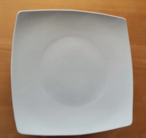 Porzellan Speiseteller weiß