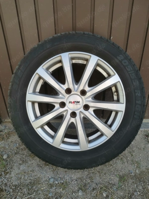 4 Winterräder auf Alufelgen 6,5 x 16 5 112 Polarsilber Platin P 69 