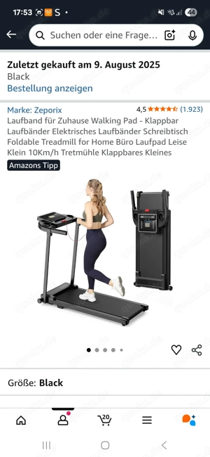 Laufband 4monate alt