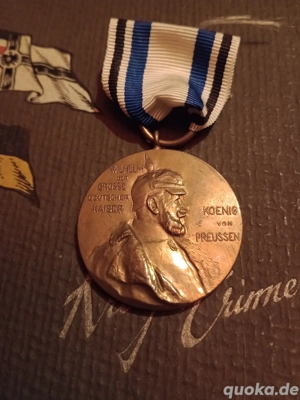 Antike Kaiser Wilhelm Medaille 