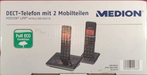 MEDION LIFE Telefon mit 2 Mobilteilen & Anrufbeantworter - NEU! Originalverpackt!