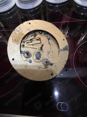 Uhrwerk Junghans rund W33 Messing mechanisch Bild 2