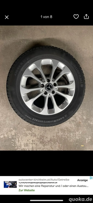 Original Mercedes Kompletträder Winter zu ver verkaufen