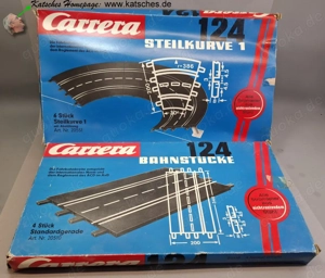 viele Gerade 20510 + Steilkurve 20551 Carrera 124 alt in OVP a.f. Exclusiv - Evolution - Digital