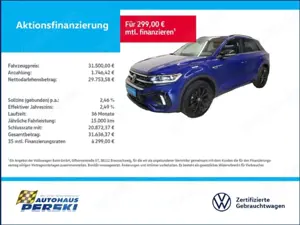 Volkswagen T-Roc 1.5 TSI R-Line DSG Black Style  KLIMA, NAVI, LED
