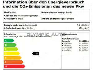 Fiat Panda 1.0 GSE Hybrid  PARKSENSOREN KLIMA GRA DAB Bild 2