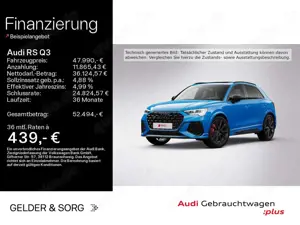 Audi RS Q3 VMax280km/h*AHK*SportAGA*SONOS*Matrix*360°