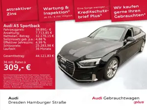 Audi A5 40TFSI Advanced quattro Matrix Navi