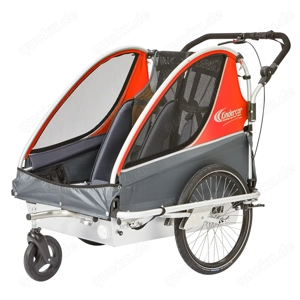 Kindercar Twin Sport. Vorführmodell rot - grau zum Sonderpreis.