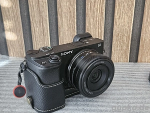 sony Alpha 6400- Schwarz original kit mit 2 opjektiven und verpakung + Zubehör set 