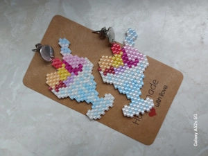 Perlenohrringe handgefertigte 