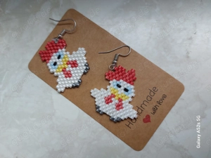 Perlenohrringe handgefertigte 