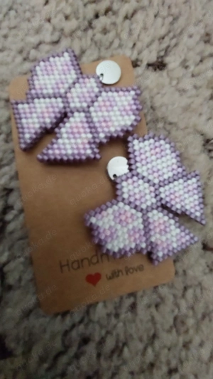 Perlenohrringe handgefertigte 