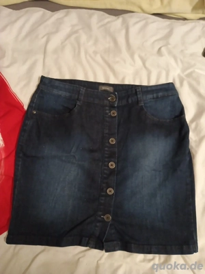 Damen Jeans Rock kurz gr 42 von yessica blau 