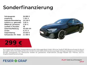 Audi A3 Limo. Autom.2xS-Line,LED,Kamera,NAVI,SHZ,18"