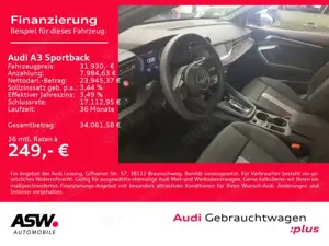 Audi A3 30TFSI Stronic NAVI LED PDC SHZ VC