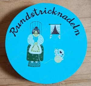 6 Rundstricknadeln in unterschiedlichen Stärken