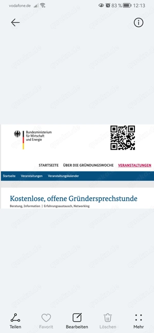 Kostenlose, offene Gründersprechstunde - Merk Dir den Termin! 