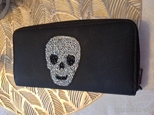 Portmonee mit Totenkopf 