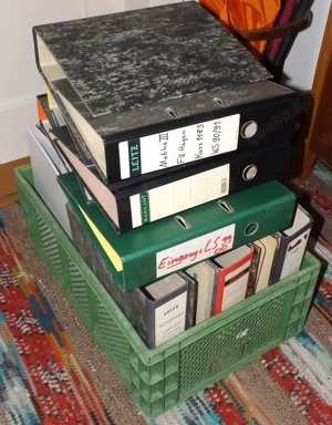 Ordner zu verschenken (gebraucht)