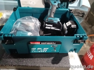 makita akkuschrauber 18v DDF 485 ,2Accus 5Ah, Ladegerät,Koffer Neu