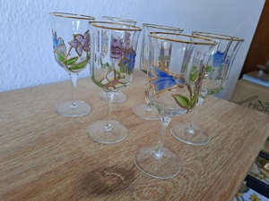 6 Weingläser in Tiffany Design