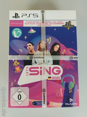 Original verpacktes PS5 Let's Sing 2025 inkl. 2 Mikrofone Bild 3