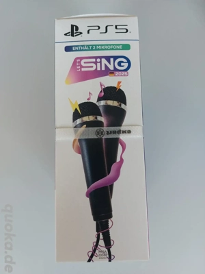 Original verpacktes PS5 Let's Sing 2025 inkl. 2 Mikrofone Bild 4