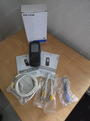 Thermometer Temperaturmessgerät PCE-T312N + TF-121