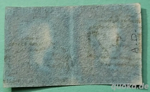 Briefmarke Francobolli Großbritannien One Penny M.  A.  1841-1851 Bild 2