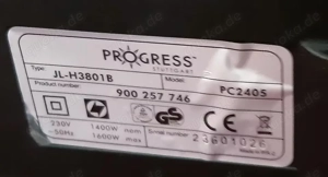 Staubsauger: Progress mit saugstarken 1600 Watt Bild 10