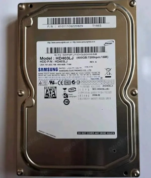 400 GB HDD Festplatte von Samsung - Modell HD403LJ